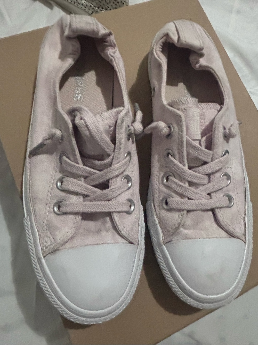 Converse Light Pink Low-Top  Sneakers